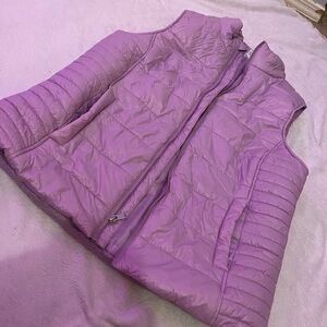 Time and Tru Lavender Puffer Vest